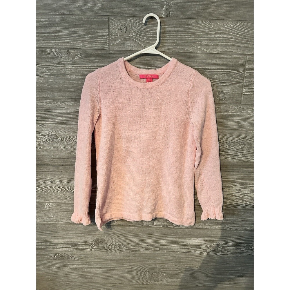 Lilly Pulitzer Calloway Chenille  Sweater Pink Blossom Size‎ XXS